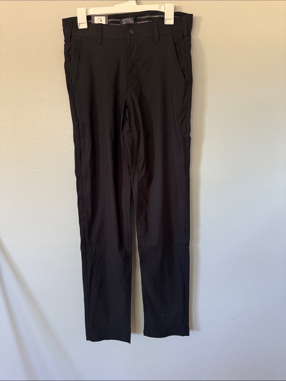 Men's Black Dress Pants - Sleek Tailored Fit